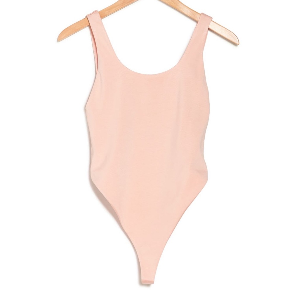 Alice and Olivia classics pink bodysuit.